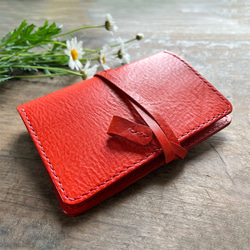 艾曼紐皮革護照夾 x 皇家玫瑰紅 / 客製化禮物 第1張的照片