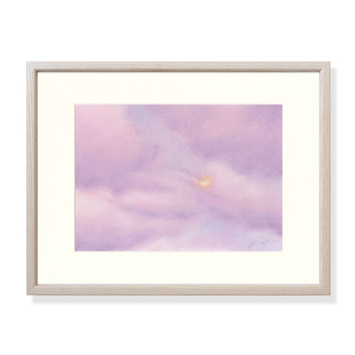 月あかり3（パステル画・マット紙付き） 絵画 パステル画生活 通販 