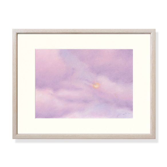 月あかり3（パステル画・マット紙付き） 絵画 パステル画生活 通販  