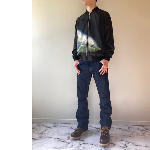 M, 1点物,スカジャン,父の日ギフト,おしゃれなパパに,ジャケット
