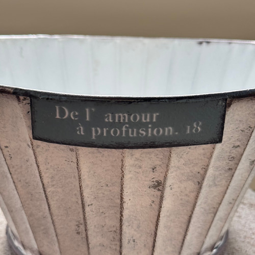 可愛いブリキアンティーク鉢 》ドゥラモーラウンド 観葉植物 多肉植物