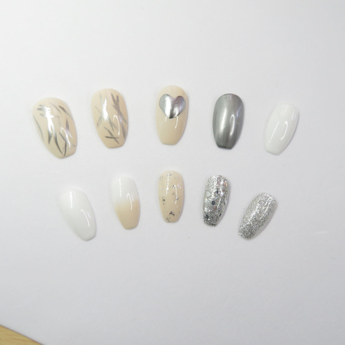 サービス品 おとなしめネイルチップ ネイルチップ（つけ爪