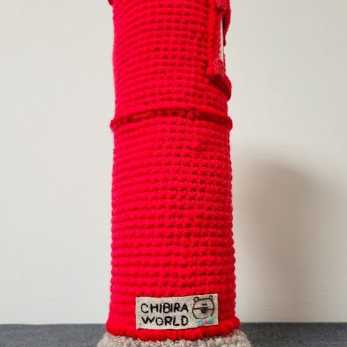 毛糸雑貨 昭和レトロ 郵便ポスト (小物入れ, 置物） あみぐるみ