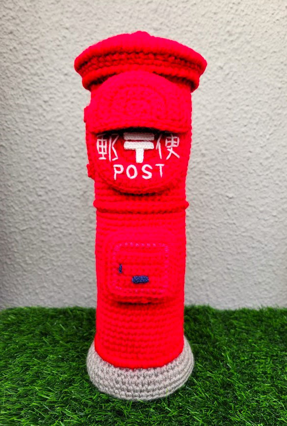 ハンドメイド　郵便ポスト　アンティーク　小物入れ