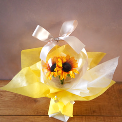 【バルーンフラワー】バルーンブーケ　ひまわり　花束　アーティフィシャルフラワー　誕生日　開店祝い　母の日　結婚祝い 2枚目の画像