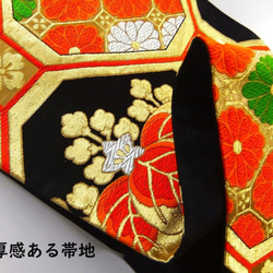[(16)1831] 日式花紋86.5cm/蜀江花卉圖案/掛毯、桌布等/日式 第9張的照片