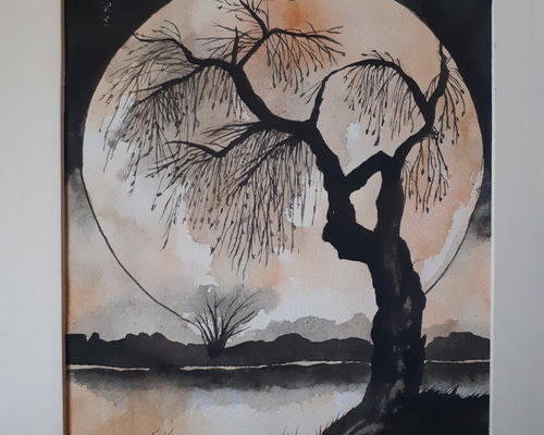 上野の森（水彩画） 上野の森（水彩画）