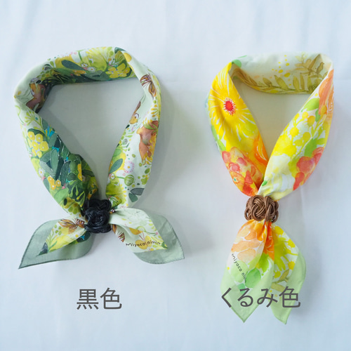 軽くて扱いやすいスカーフリング スカーフ・バンダナ miyaco nishio