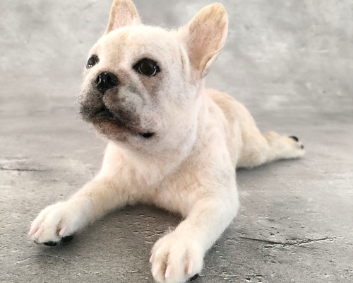 フレンチブルドッグさん 羊毛フェルト 羊毛わんこ 福や工房 通販