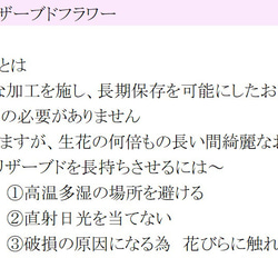 仏花 プリザーブドフラワー お供え お悔やみ 仏壇 枯れない お供え 花 お悔やみ お盆 ペット【結び鎌倉】紫　 7枚目の画像