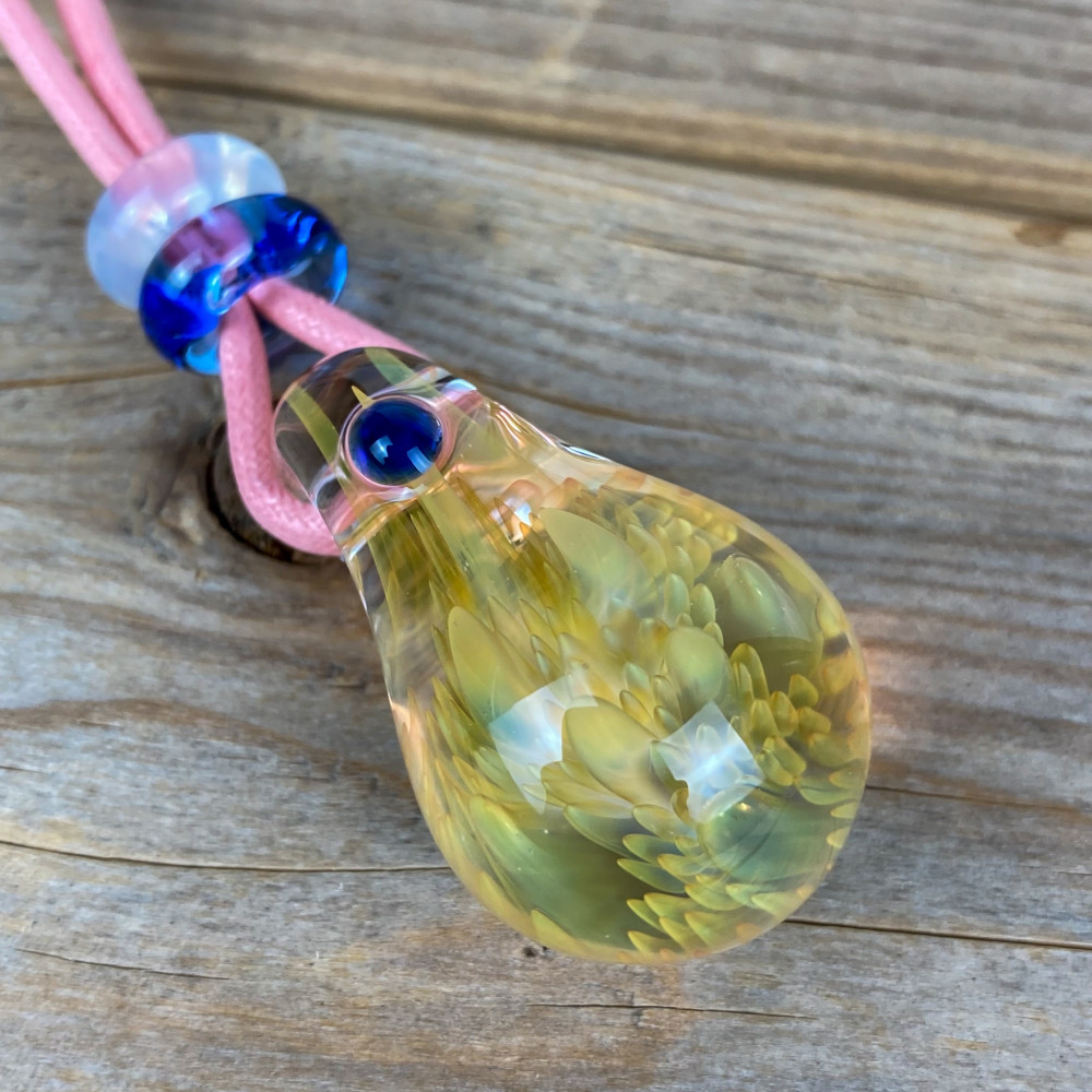 Fume Dot Glass Implosion ボロシリケイトガラスペンダント WITF12