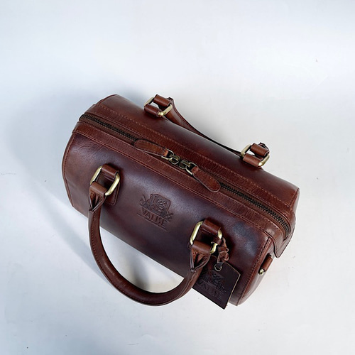 数量限定】英国デザイン牛革かばんValiseミニボストン ロイヤル