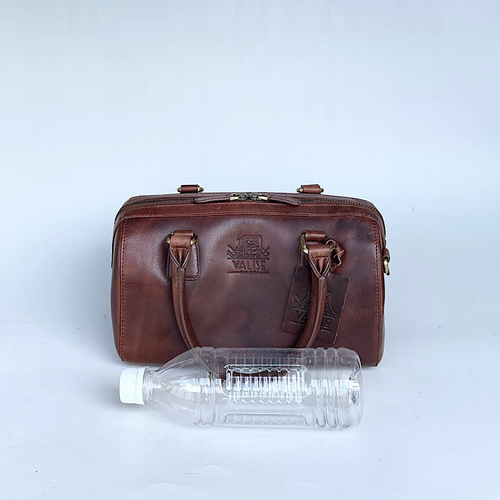 数量限定】英国デザイン牛革かばんValiseミニボストン ロイヤル