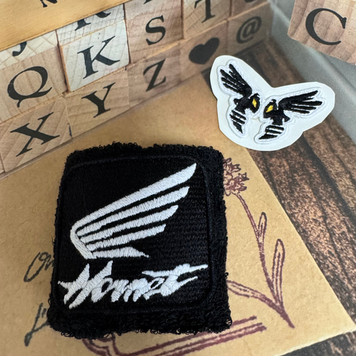 バイク乗り見て^ ^☆刺繍リストバンド（シリンダーバンドやフルード