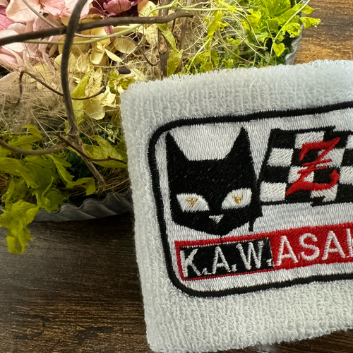 バイク乗り見て^ ^☆刺繍リストバンド（シリンダーバンドやフルード