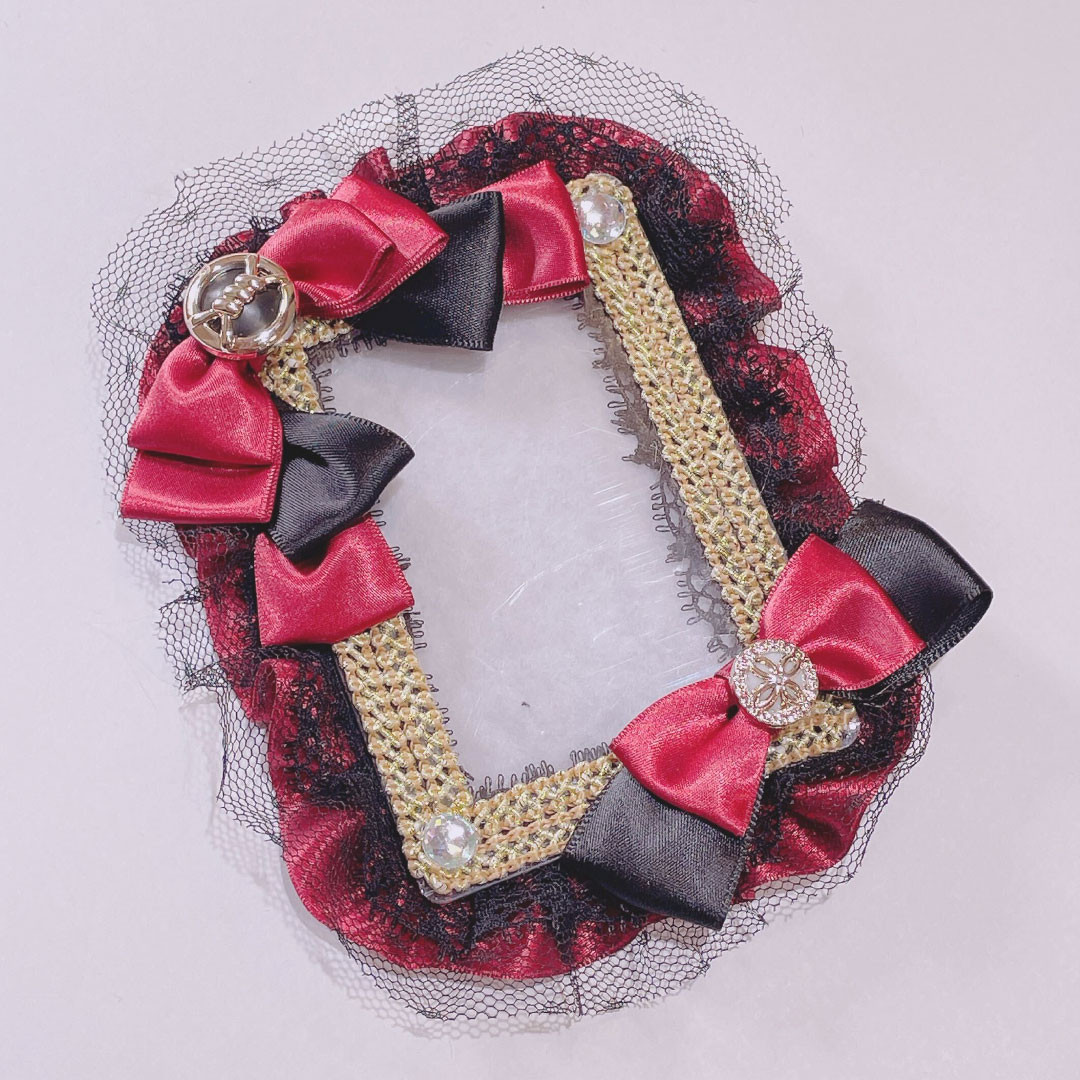 ハンドメイドトレカケース 赤