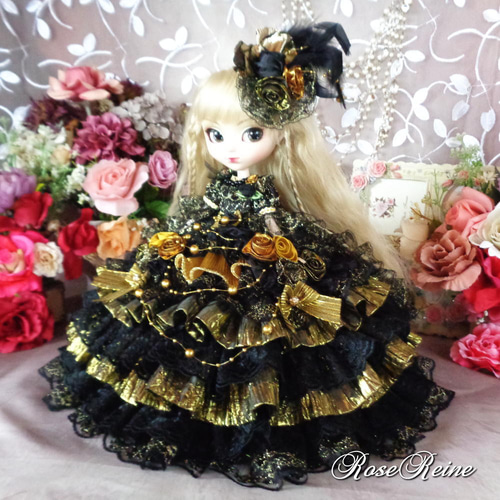 マリーアントワネット王妃 ブラックミステリーリボントレーンドール
