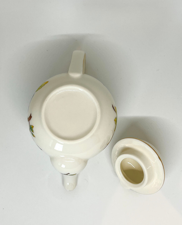 素敵なオリエンタル中国茶器　ベル形ティーポット 6枚目の画像
