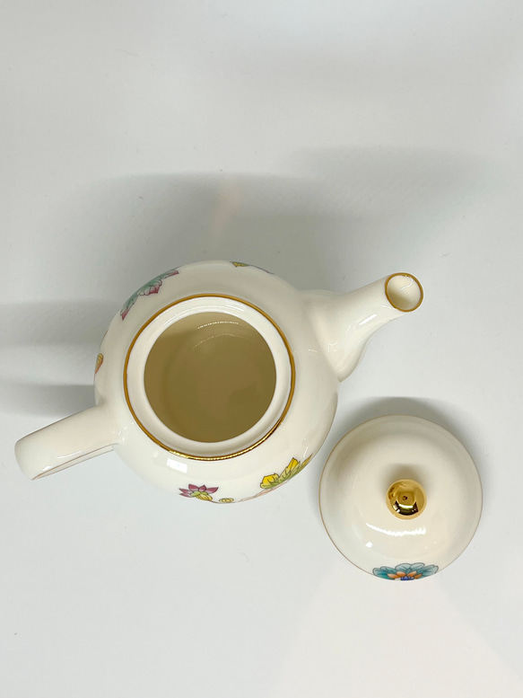 素敵なオリエンタル中国茶器　ベル形ティーポット 5枚目の画像
