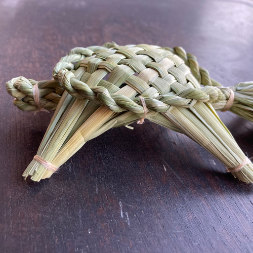 真菰(まこも)の子カメさんオブジェ「KO-KAME」】 立体・オブジェ MOKU