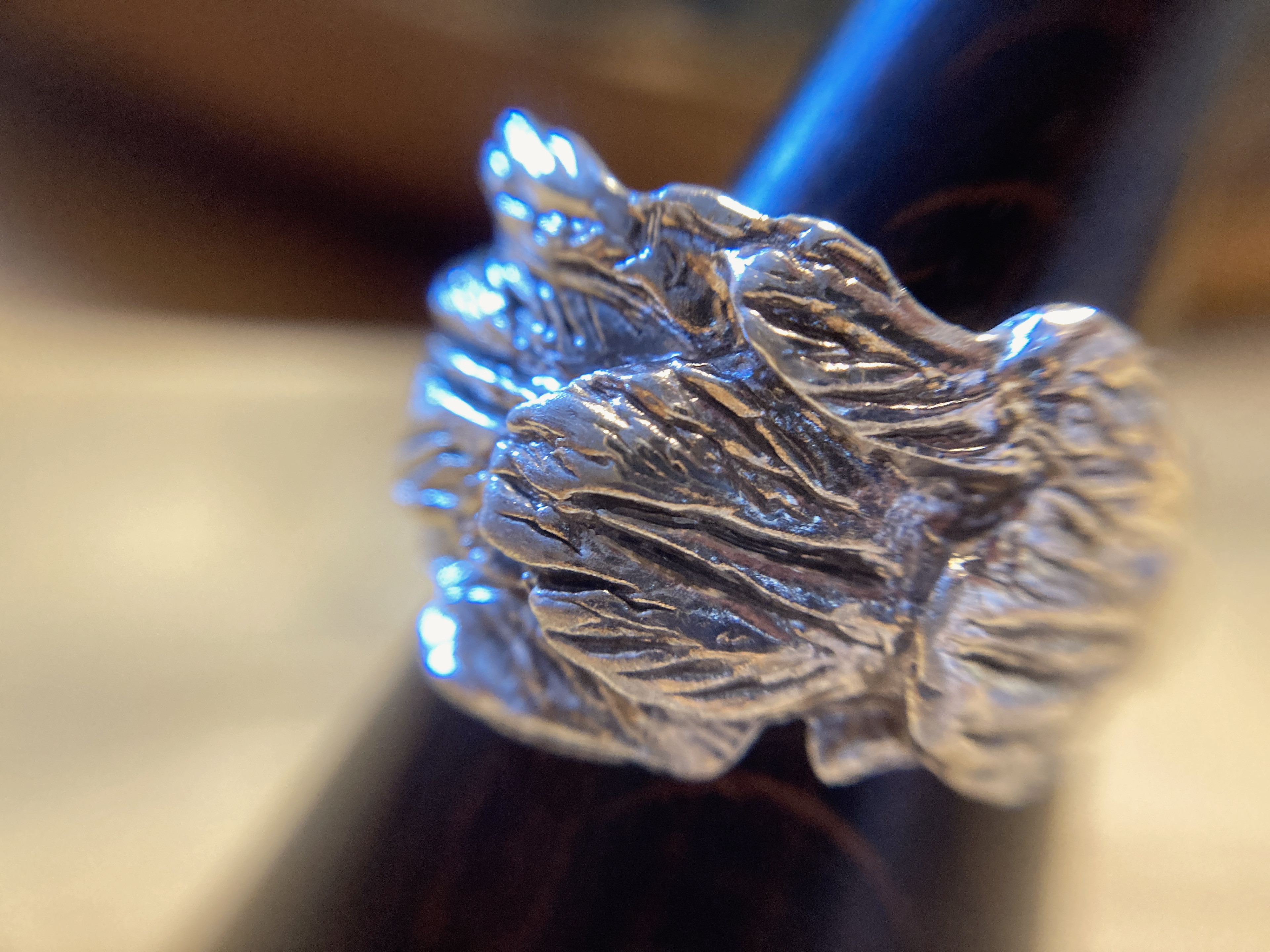 送料無料＊純銀・SV999フェザーRING 17号