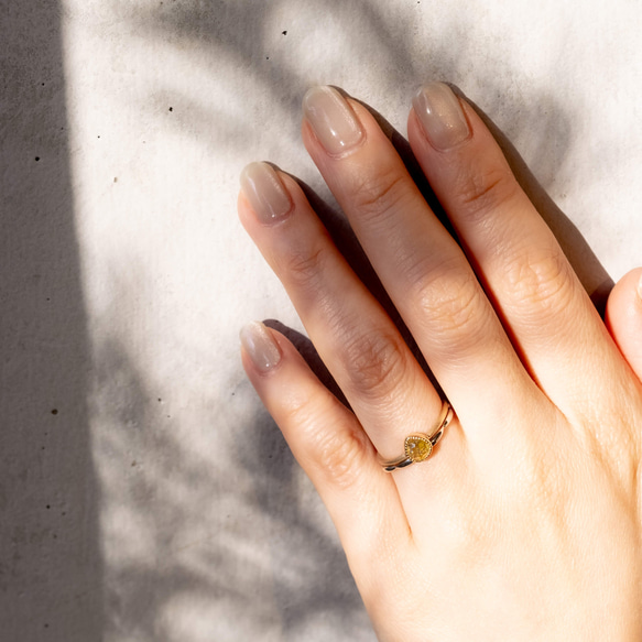 Viola petal diamond ring 9枚目の画像