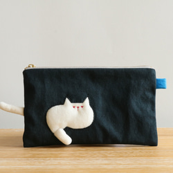 mina perhonen choucho ミニポーチ ミナペルホネン の刺繍生地 dop