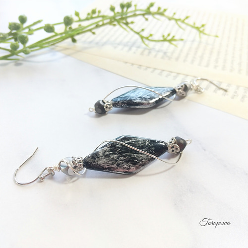 ロングピアス ハンドメイド 減らそ