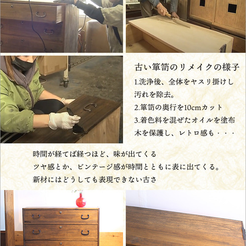 懸硯 船箪笥 小引き出し アンティーク 2段 木箱 和家具 古い 昔 懸硯 船箪笥 小引き出し アンティーク 2段 木箱 和家具 古い 昔