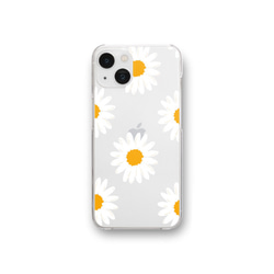 マーガレット2 クリアスマホケース　iPhone16 iPhone15 iPhone14 iPhoneSE 1枚目の画像