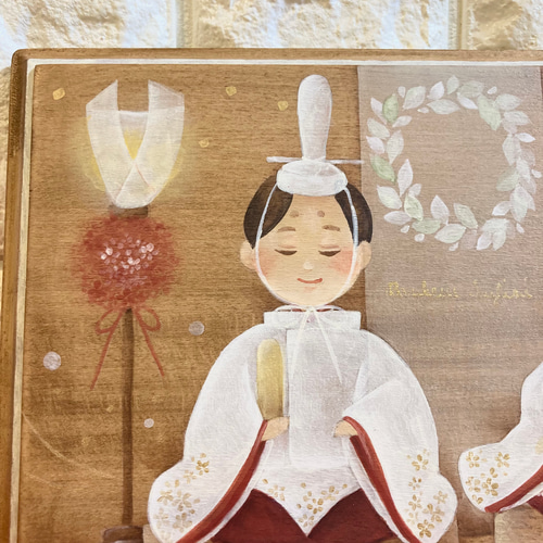 トールペイントのお雛様 絵画 アトリエ ユニヴェール 通販 17197547
