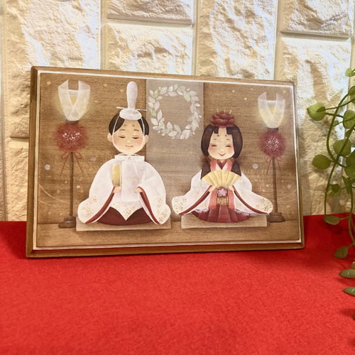 トールペイント　おひなさま トールペイント ひな祭り 「かわいい お雛様」 - NARANTO'S