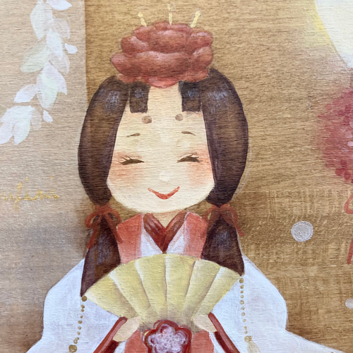 トールペイントのお雛様 絵画 アトリエ ユニヴェール 通販 17197547