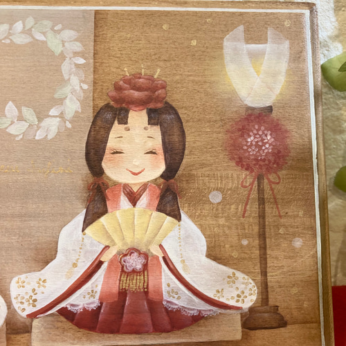 トールペイントのお雛様 絵画 アトリエ ユニヴェール 通販