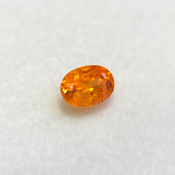 【開業9周年記念セール中】スペサタイトガーネット ルース 0.40ct タンザニア産 3枚目の画像