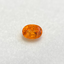 【開業9周年記念セール中】スペサタイトガーネット ルース 0.40ct タンザニア産 1枚目の画像