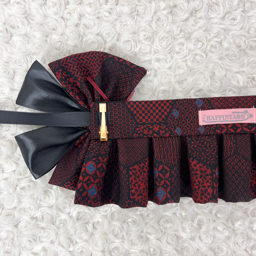 六角×編み上げ③ボンネット風ヘッドドレス ヘッドドレス（アクセサリー