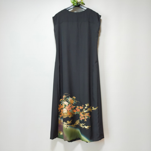 黒留袖アンサンブル*フレンチロングワンピース&ショートカーデ.フレア  