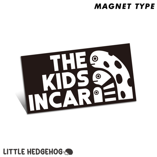 ちんあなご キッズインカー マグネット｜ 車 ステッカー シール カー