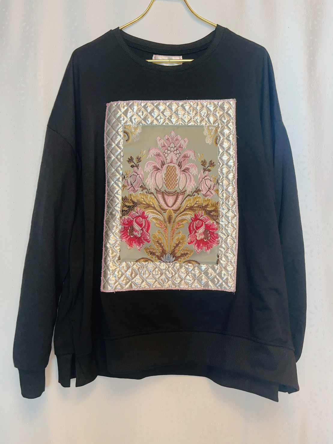 Quilting jacquard design Pullover