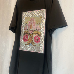 Quilting jacquard design T-shirt 4枚目の画像