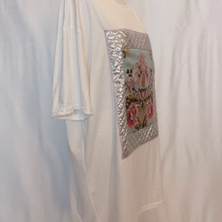 Quilting jacquard design T-shirt 13枚目の画像