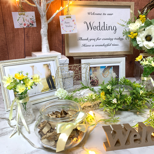 受注製作 No.1088 ウェルカムスペース 結婚式 まとめ売り