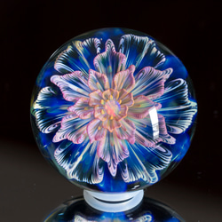 ☆新品☆ペーパーウエイト・飾物・カラフルな花模様のガラス玉 beba1bd4a47bcbcc3f355b23f4ed89