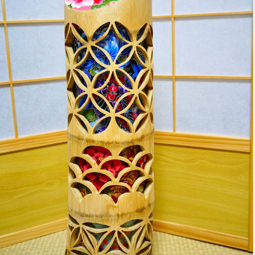 ★竹灯り・竹あかり・竹灯籠　～～ 癒しの灯り　華衣ライン★荘厳華★～～ 竹灯り・竹あかり・竹灯籠 ～～ 癒しの灯り 華衣ライン☆鞠華