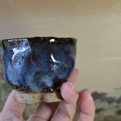 コレクション！】◇徳利酒器セット(鬼萩コスモブルー)ハート