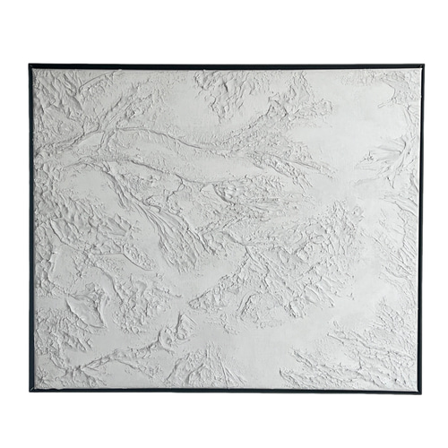 油彩画 Jiri Votruba作 抽象画 白 ホワイト