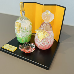 ガラスオブジェ 桃飾り ひな人形・雛飾り ICHI GLASS 通販 20289706