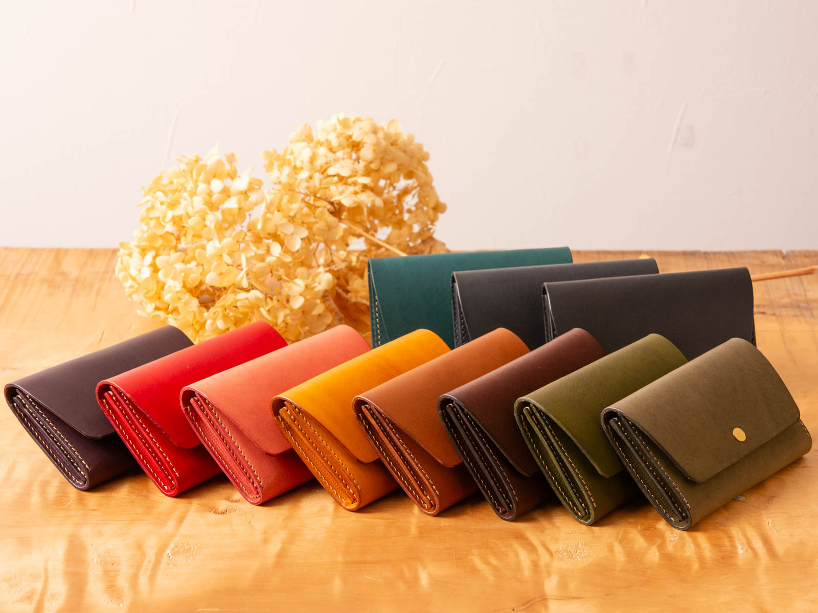 イタリアンレザーのシンプルな名刺入れ　Patan-card マチつき #エレファントグレー　入学祝い、就職祝いにも