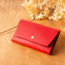 Paka-pen #コニャック イタリアンレザーのペンケース 入学祝い、就職